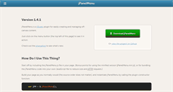 Desktop Screenshot of jpanelmenu.com